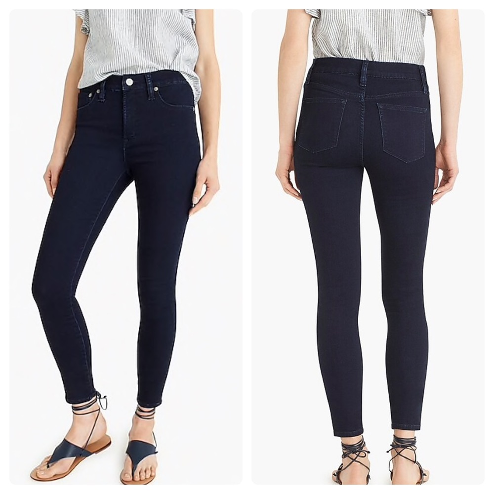 NWT J. Crew High Rise Jeggings rinse wish skinny